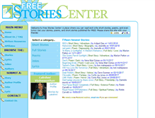 Tablet Screenshot of freestoriescenter.com